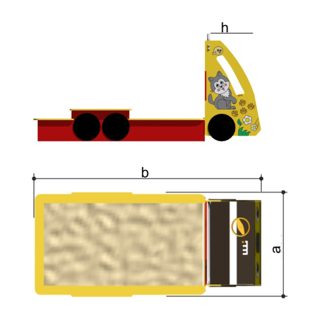 Песочница "Грузовик" Романа 111.24.00