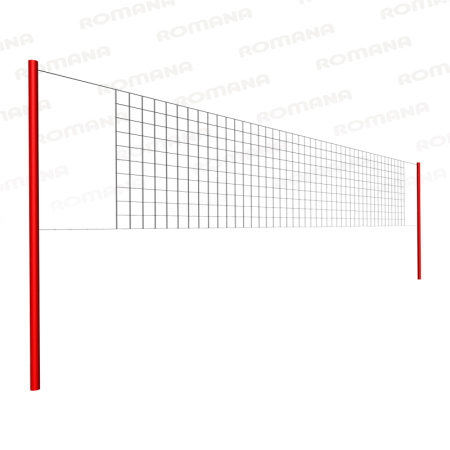 Волейбольная сетка со стойками Романа 204.17.00