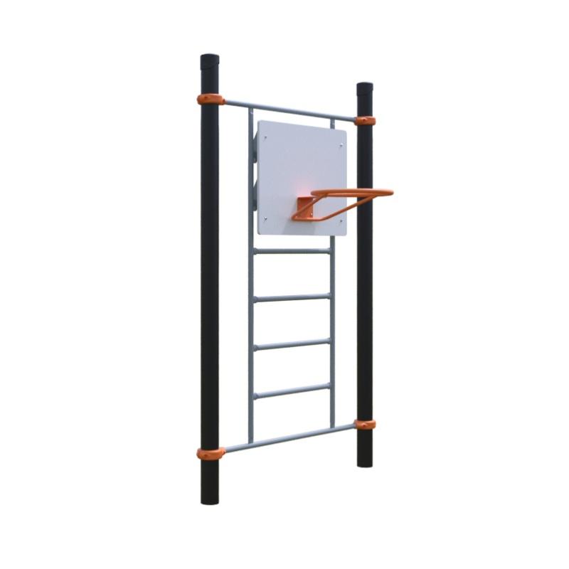 Гимнастический снаряд "Шведская стенка", оснащенный баскетбольным кольцом 501.114.00 в Астрахани ВИНКО