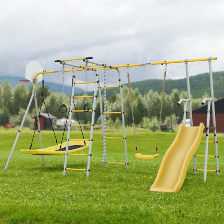 Romana Лесная поляна-3-PRO Детский спортивный комплекс для дачи (Комплект №3)