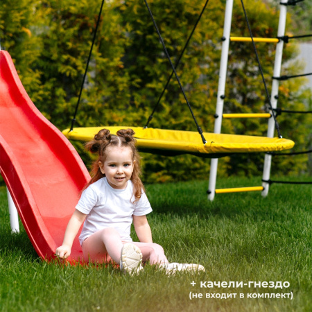 Детский спортивный комплекс для дачи ROMANA Богатырь Плюс 2 в Астрахани ВИНКО