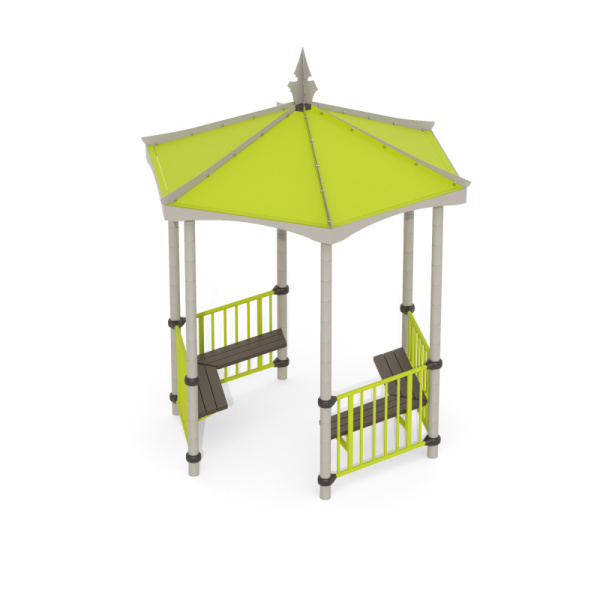Беседка Романа 301.01.00 (зеленый/серый) (анкерное)