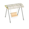 Качели с навесом 108.68.00 (зеленый/серый/светлое дерево) (бетонирование)