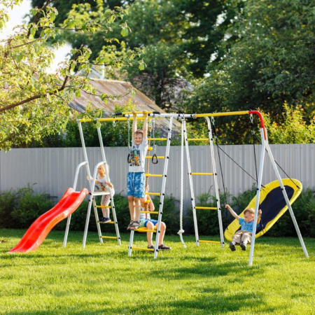 Romana Лесная поляна-3-PRO Детский спортивный комплекс для дачи (Комплект №3)