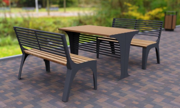 Скамья "Кипарис" 20