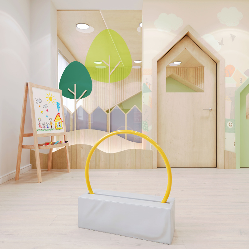 Мягкий спортивный модуль Romana «Сальто» (серый)