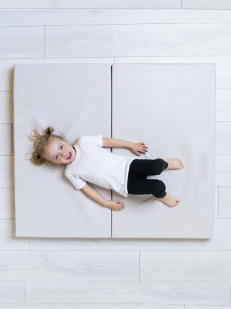 Мягкий щит (мат) двойной 1050*820*60 (серый)