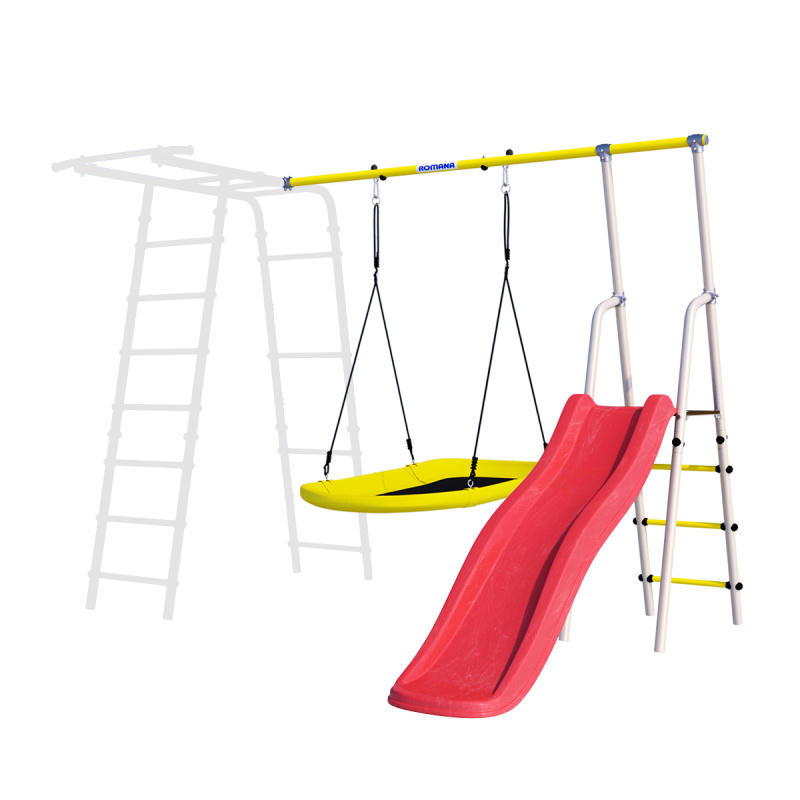 Дополнительный комплект с горкой к дачному комплексу ROMANA (для высоты балки качелей 2050 мм) в Астрахани ВИНКО