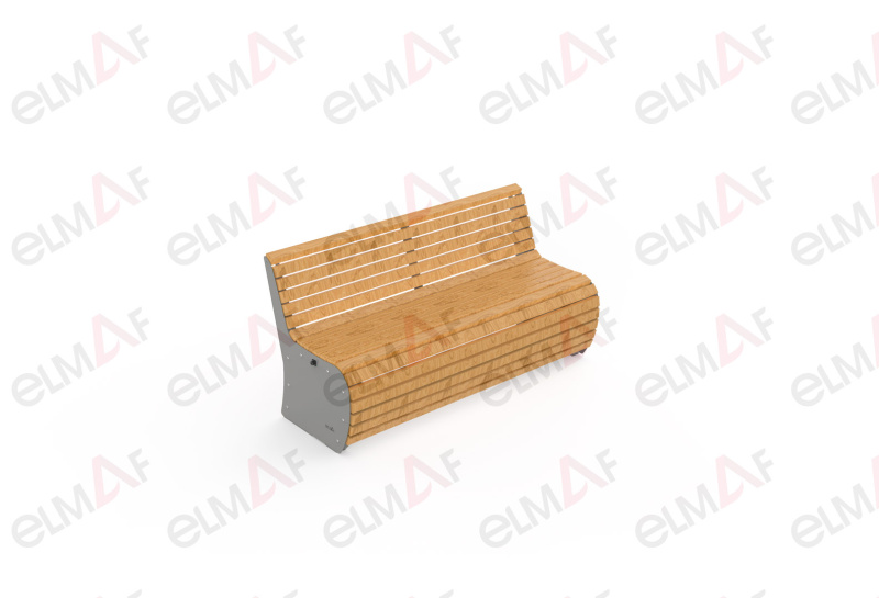 Скамейка со спинкой и USB зарядкой ELMAF 92009 в Астрахани ВИНКО