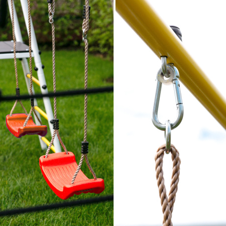 Детский спортивный комплекс для дачи ROMANA Богатырь Плюс 2 в Астрахани ВИНКО