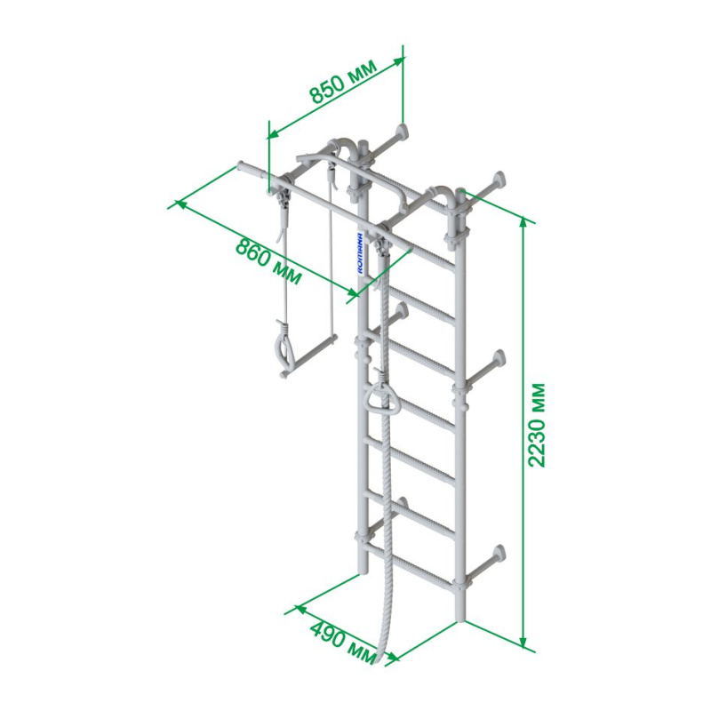 Домашний спортивный комплекс «Шведская стенка ROMANA Next Top» в Астрахани ВИНКО
