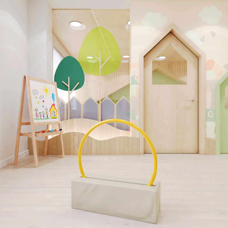 Мягкий спортивный модуль Romana «Сальто» (серый)