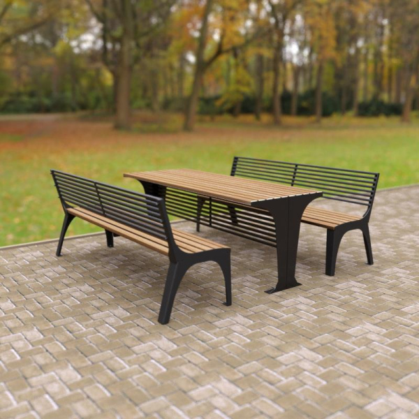 Комплект уличной мебели "Кипарис" 2000 мм