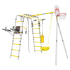Детский спортивный комплекс для дачи ROMANA Fitness (Цвет  серый/желтый | Качели  Детские)
