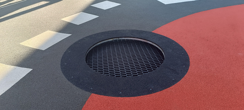 Батут встраиваемый круглый ELMAF 314401 в Астрахани ВИНКО