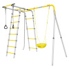 Детский спортивный комплекс для дачи ROMANA Лесная поляна - 3 NEW (Цвет серый/желтый | Детские)