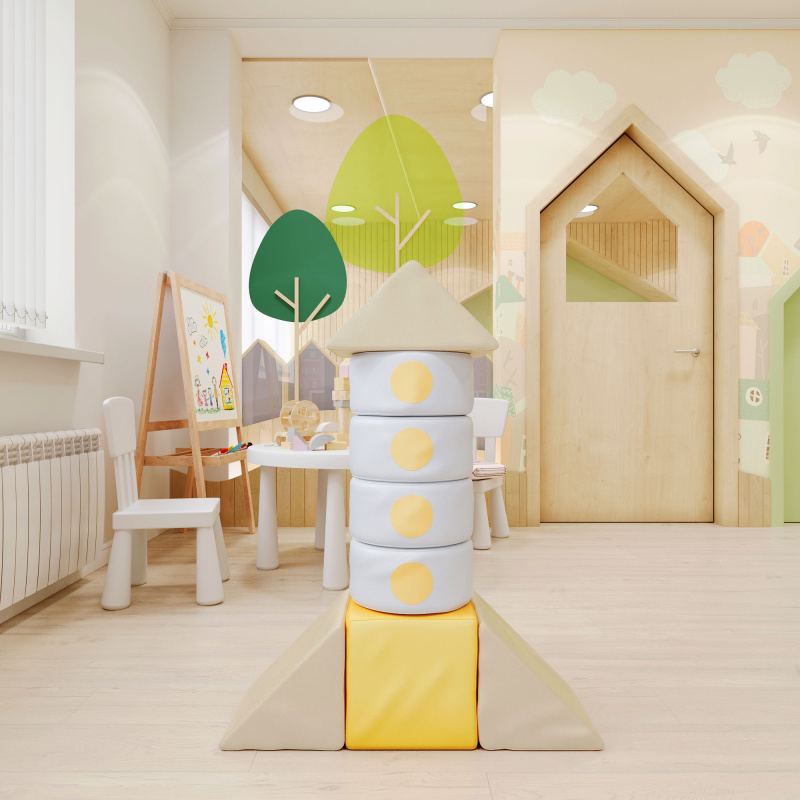 Мягкий игровой комплекс Romana «Ракета» (стандартный)