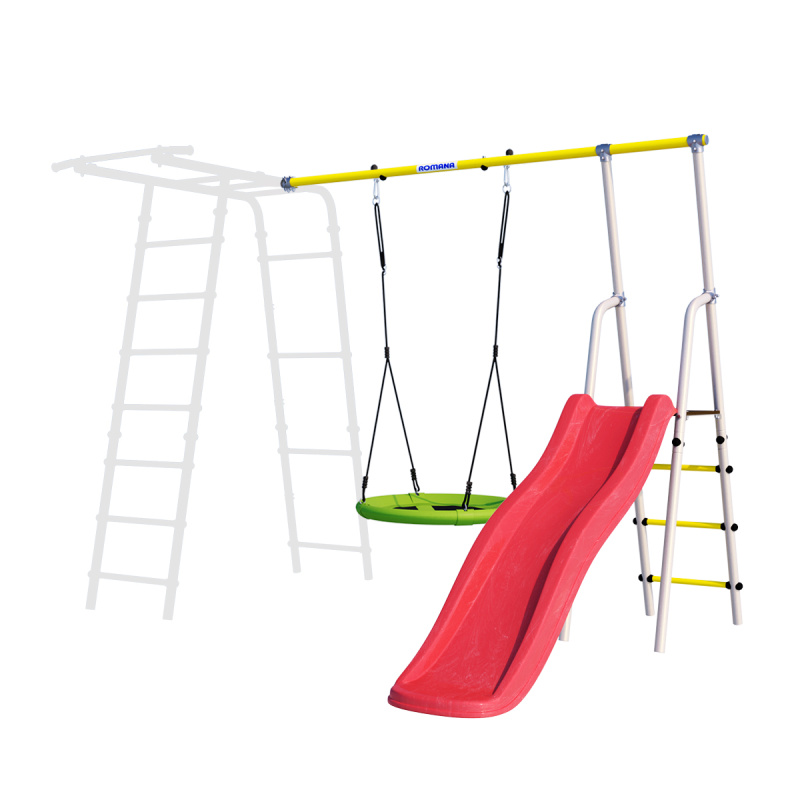 Дополнительный комплект с горкой к дачному комплексу ROMANA (для высоты балки качелей 2050 мм) в Астрахани ВИНКО